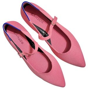 🌷 Rothys The Point Mary Jane II Tulip Size 9